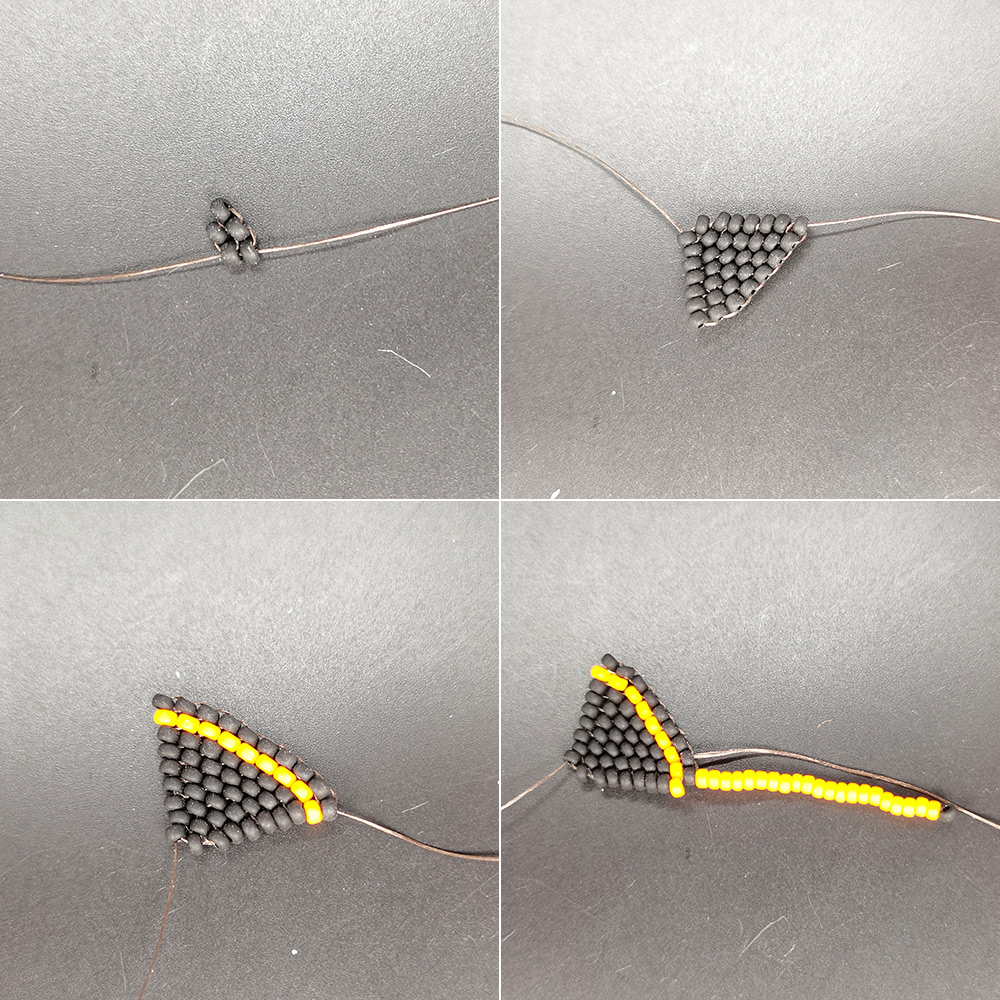 PandaHall Selected мастер-класс по изготовлению сережек с тыквенными кисточками из бисера-3