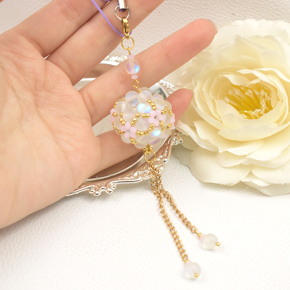 Подвеска-шарик из лунного камня