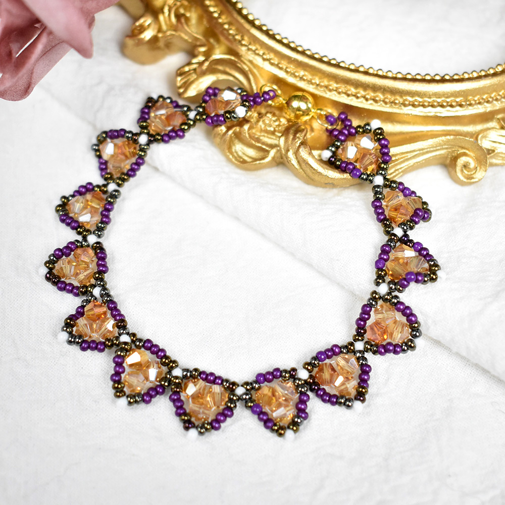 PandaHall Selected идея браслета из бисера с магнитной застежкой-6