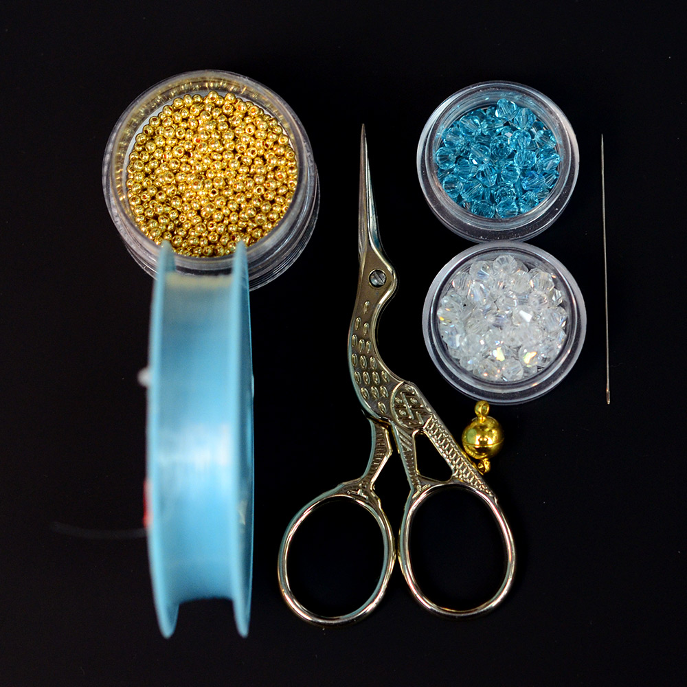 PandaHall Selected мастер-класс по изготовлению браслета из стеклянных бусин.-2