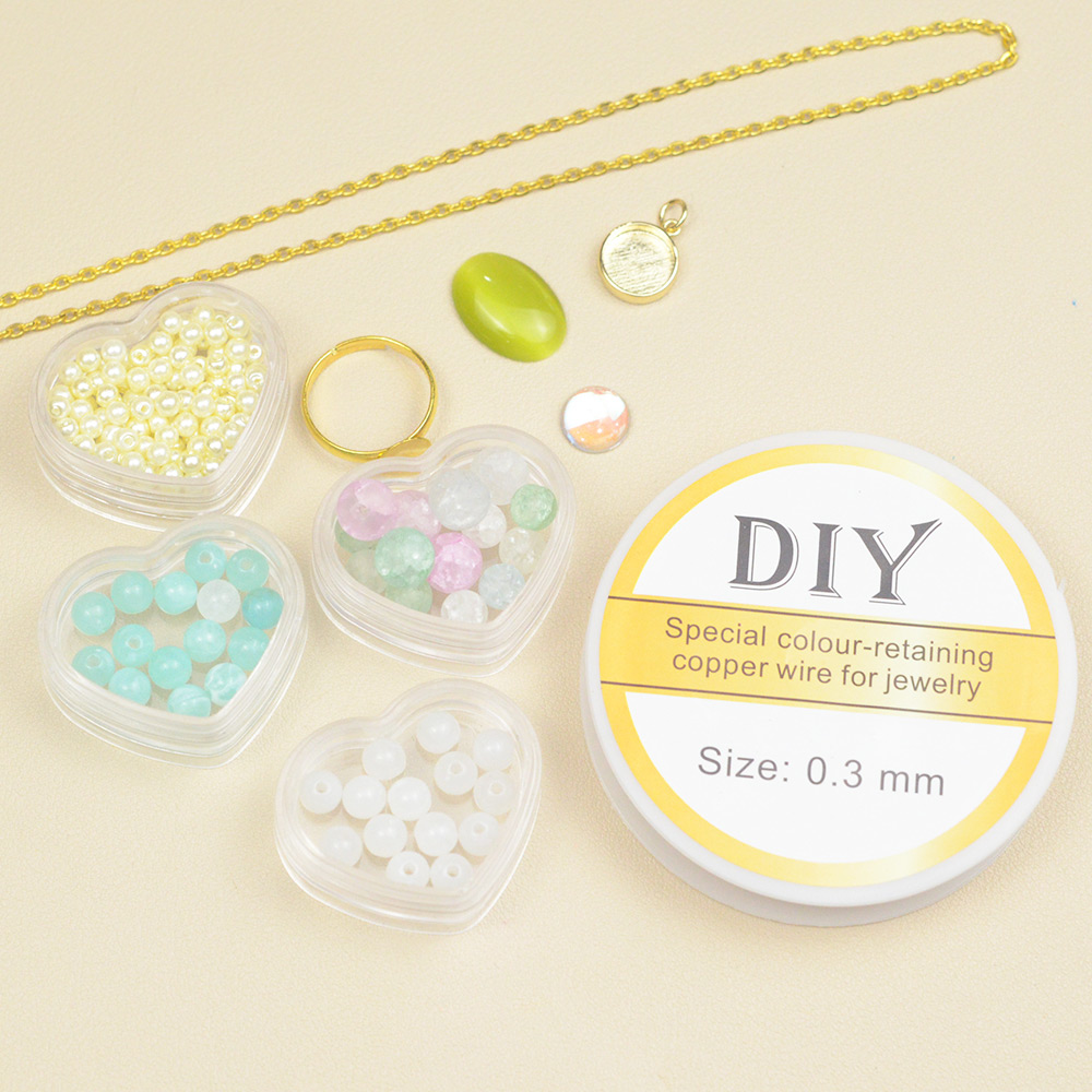 Браслет-цепочка в стиле феи с кольцом