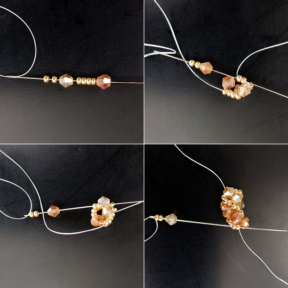 PandaHall Selected идея спирального ожерелья из хрустальных бусин-3